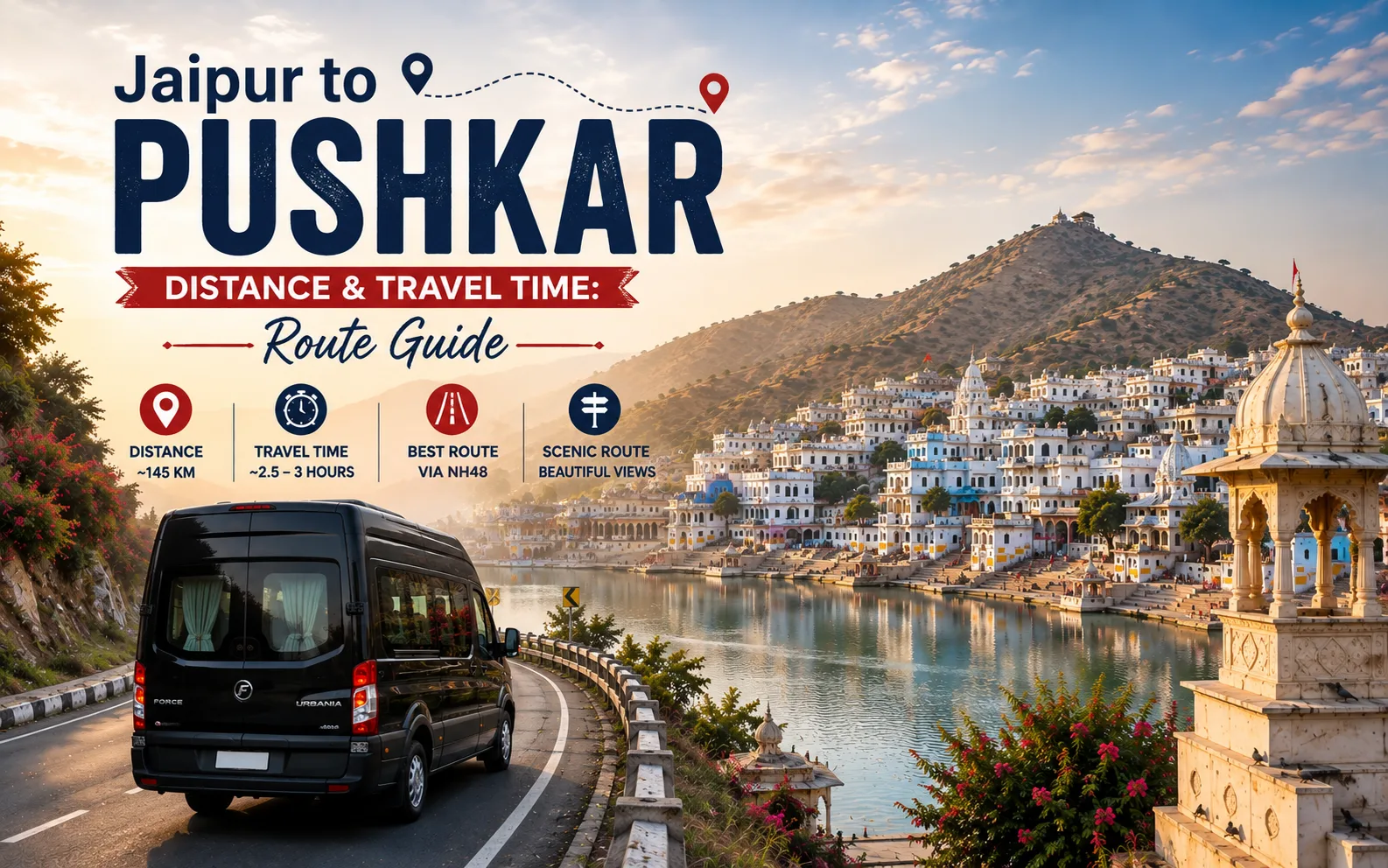 Jaipur to Pushkar Distance
